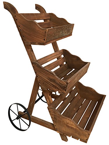 Leigh Country 3 Tier Garden Cart Planter