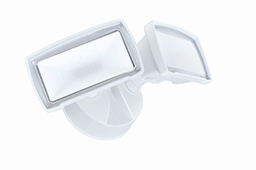 Good Earth Lighting Two-Head LED Dusk To Dawn Security Light – White