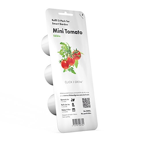 Click & Grow Mini Tomato Refill 3-Pack for Smart Herb Garden