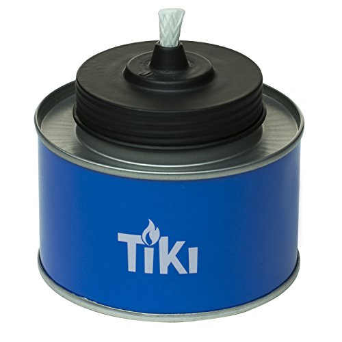 TIKI Brand 4.5″ TIKI Tin Table Torch, Blue