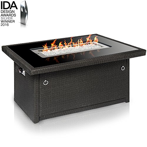 Outland Living Series 401-Slate Grey Fire Table, Slate Grey/Rectangle