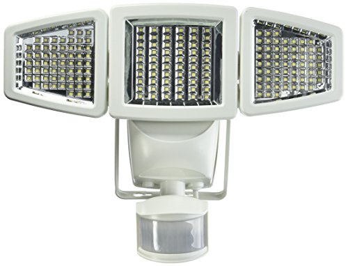 Sunforce 82183 – 180 LED Solar Motion Light, triple head, 1200 Lumens