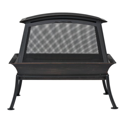 CobraCo FB6200S Steel Fireplace Fire Pit