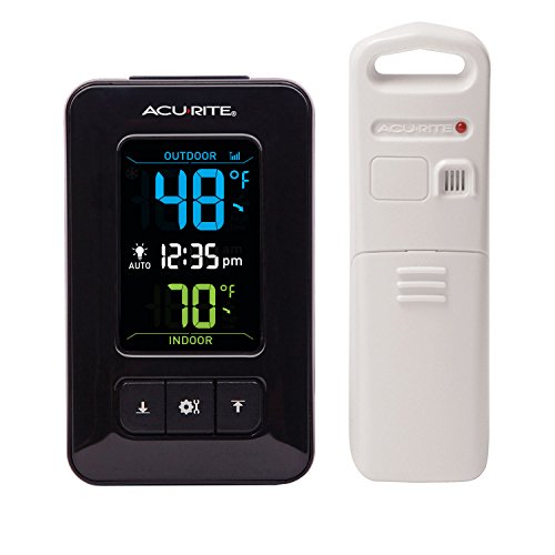 AcuRite 02023 Digital Indoor/Outdoor Thermometer with Clock