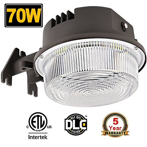 70W LED Barn Lights Dusk to Dawn Outdoor Area Lights Photocell Included BBOUNDER 9800LM (700W Incandescent Equiv.) 5000K Daylight Weatherproof ETL&DLC Listed for Yard Street 5-Year Warranty