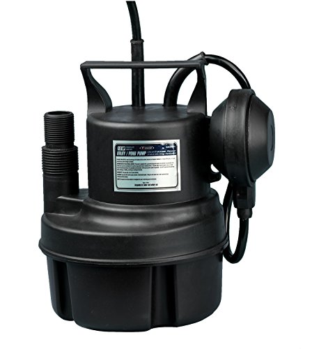 Fpower 1/3 HP Submersible Sump Pump Clean Water Pump With Automatic ON/OFF Float Switch for Fountain, Pond, Pool, Aquarium, Cisterns, Well