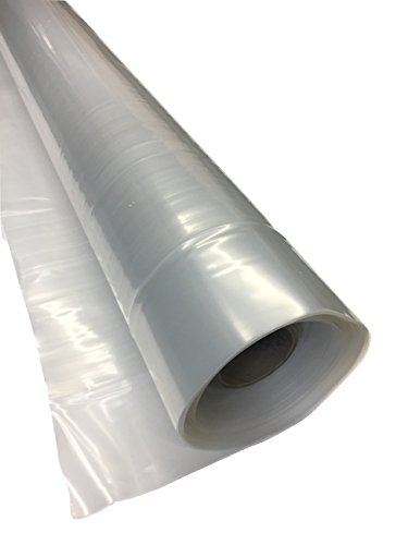 Farm Plastic Supply 4 Year Clear Greenhouse Film 6 mil thickness (25’W x 40’L)