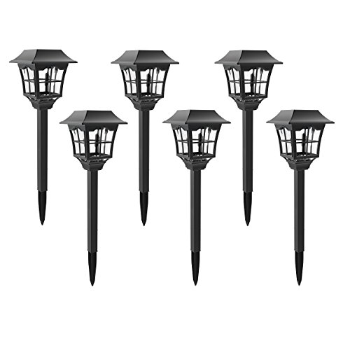 hosus Solar Lights Outdoor or Solar Garden Lights or Solar Pathway Lights Outdoor or Solar Landscape Lights or Solar Lights for Yard/Patio/Garden/Walkway/Driveway (6)