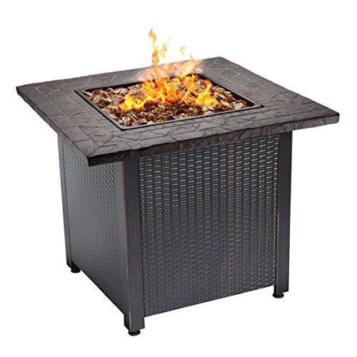 Endless Summer GAD1401G LP Gas Outdoor Fire Table, Multi Color
