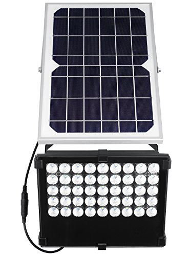 SunBonar Solar Flood Light 1000 Lumens IP66 Auto ON Off Solar Lights Outdoor for Backyard Garden Patio House Garage Court Billboard Pool