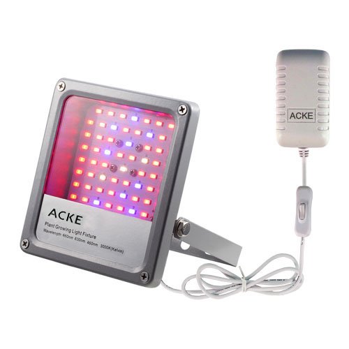 ACKE LED Grow Lights Full Spectrum,Plant Lights，Growing lamps 12W for Indoor plants,Hydropoincs