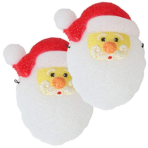 Trenton Gifts Santa Holiday Christmas Porch Light Cover | Perfect for The Holidays – Set of 2