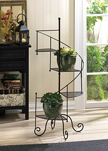 Garden Planters Multi Tiered Iron Flower Plant Holder Stand Indoor Outdoor Corner Box Home Patio Decor