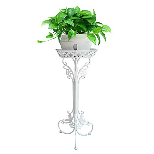 Iron Art FlowerPot Stands,1 Pots Planter Holder,Elegant Design Floor Shelf,Indoor Outdoor Garden Patio Plant Bonsai Decorative Display Flower Rack