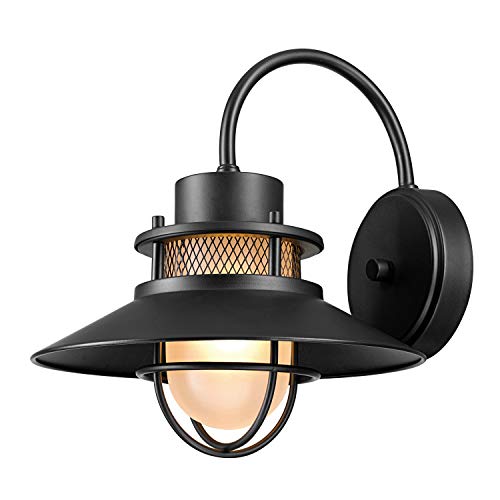 Liam 1-Light Matte Black Outdoor Wall Sconce