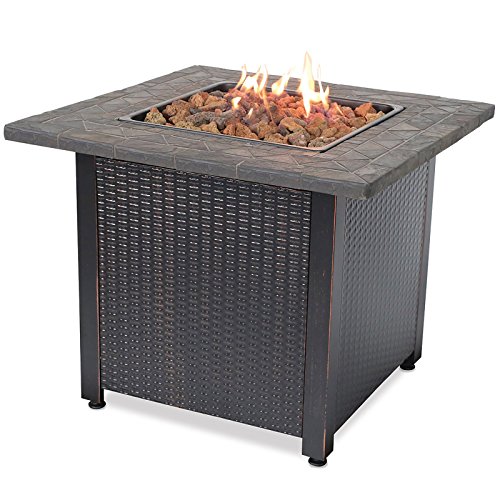 Endless Summer GAD1420M, LP Gas Outdoor Fire Table, Multi Color