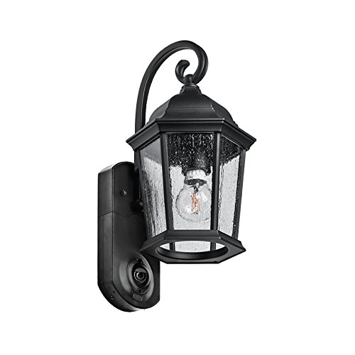 Maximus Video Security Camera & Outdoor Light – Coach Black – Compatible with Alexa