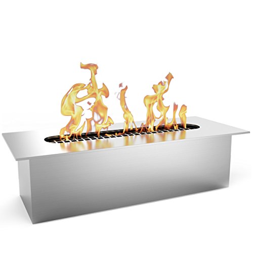 Regal Flame SLIM 8 Inch Bio Ethanol Fireplace Burner Insert .5 Liter. All Types of Indoor, Gas Inserts, Ventless & Vent Free, Electric, or Outdoor Fireplaces & Fire Pits.