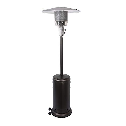 Caesar Fireplace PH02-S Standing Patio Heater, Hammer Golden