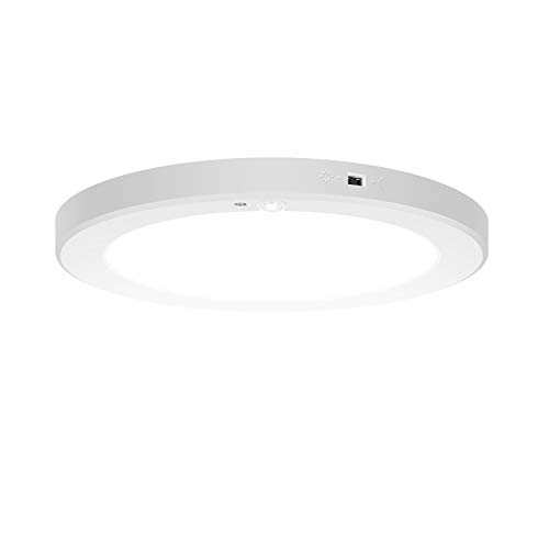 Blinblin Indoor Motion Sensor LED Ceiling Light Warm White for Kitchen Bathroom Hallway Stairway Basement Lighting 8.6 Inch 1200lm 15W 4000 K