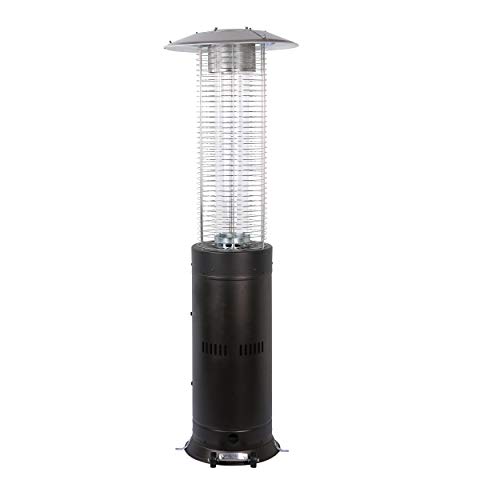 Caesar Fireplace PH10-S-P Column Flame Patio Heater, Bronze