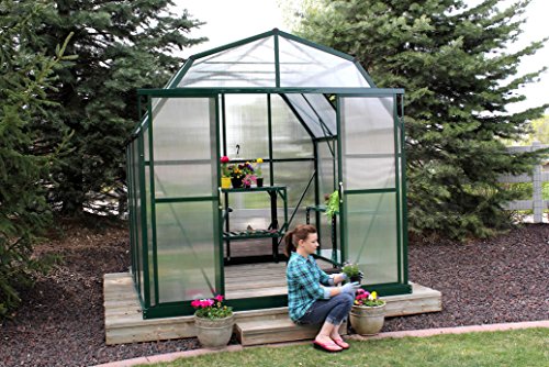 Grandio Elite 8×8 Greenhouse Kit – 10mm Twin-Wall Polycarbonate