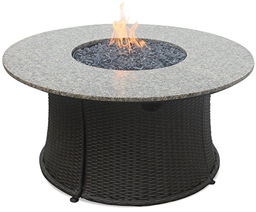 Endless Summer GAD15021M GAD1375SP LP Gas Outdoor Granite Mantel, Bronze Fire Table