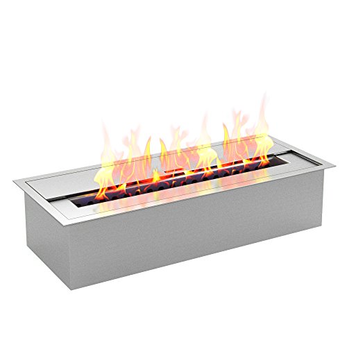 Regal Flame PRO 12 Inch Bio Ethanol Fireplace Burner Insert – 1.5 Liter