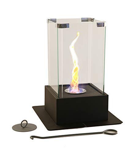 GOOD GO SHOP Fire Desire’s Tornado Fireplace – Unique Dancing Twisting Flame, Both Indoor Outdoor Use, Great Decoration, Cozy Atmosphere, German Design, Can Put Anywhere, Table Top, Easy to Set up
