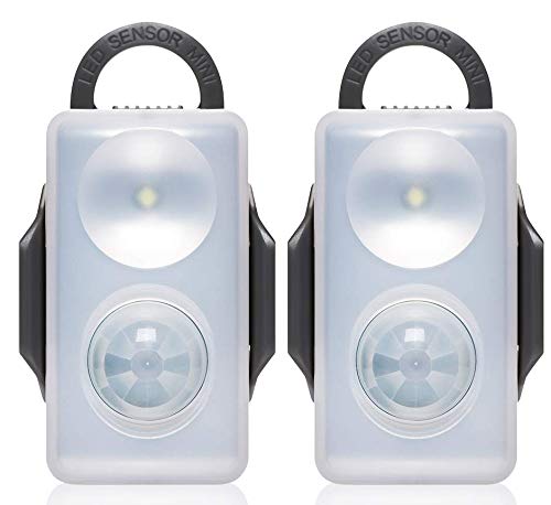 Motion Sensor Light Battery Operated, Indoor & Outdoor Bright Led Motion Detector Night Light, Power Failure Wireless Safety Lighting for Kids Room, Bedroom, Bathroom, Closet and Camping 2-Pack