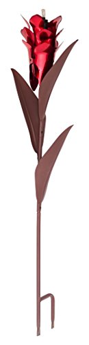 Desert Steel 409-004 Ginger Garden Torch – Metal Art Flower Citronella Torch