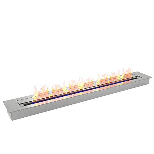 Regal Flame 9.9 Liter PRO 47 Inch Bio Ethanol Fireplace Burner Insert. All Types of Indoor, Gas Inserts, Ventless & Vent Free, Electric, or Outdoor Fireplaces & Fire Pits.