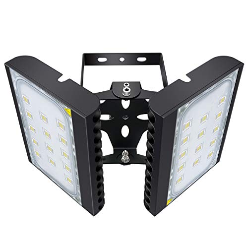 LED Flood Light Outdoor, STASUN 200W 18000lm Waterproof LED Security Lights with 330°Wide Lighting Area, 6000K Daylight, OSRAM LED Chips, Adjustable Heads, Great for Yard Street Parking Lot
