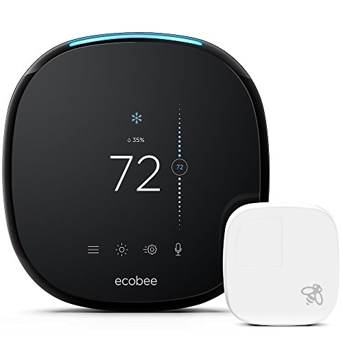 ecobee4 Smart Thermostat with Built-In Alexa, Room Sensor Included