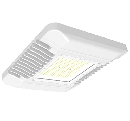 Adiding LED Canopy Light, Gas Station Ceiling Light 100W (400W HID/HPS Equivalent) for Warehouse Garages Underpasses Parking Lot Carport Driveway 120Lm/W 5000K Dayligt White 120-277V IP65 ETL DLC