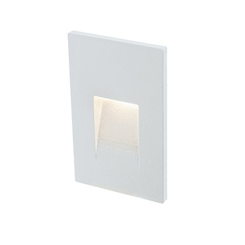 DALS Lighting LEDSTEP002D-WH 3″ Recessed Vertical Indoor/Outdoor LED Step Light White