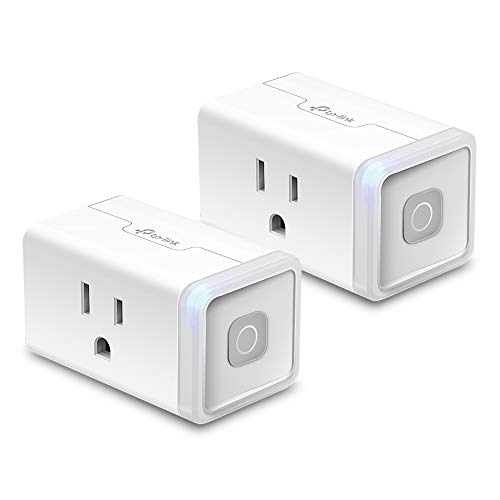 Kasa Smart WiFi Plug Lite by TP-Link (2-Pack) -12 Amp & Reliable Wifi Connection, Compact Design, No Hub Required, Works With Alexa Echo & Google Assistant (HS103P2)