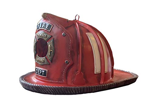 Bella Haus Design Vintage Fireman Helmet Birdhouse