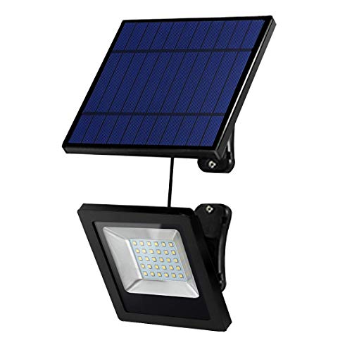 Solar Lights Outdoor, Hikeren IP65 Waterproof Solar Lights(White Light), 30 LED Spotlight, Easy-to-Install Security Lights for Front Door, Yard, Garage, Deck