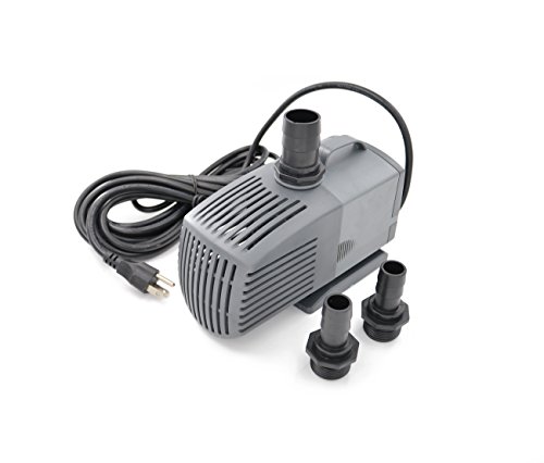 Jebao FA-4000F Series Submersible Fountain Pump with Pre-Filter 850GPH for Hydroponics, Aquaponics, Waterfall, Fish Pond