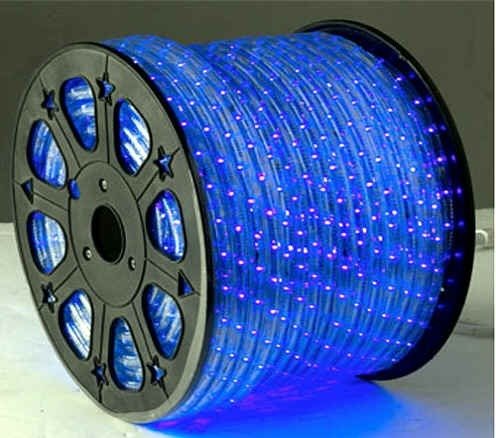 BLUE 12 Volts DC LED Rope Lights Auto Lighting 15 Meters(49.2 Feet)
