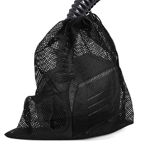 Coolrunner Pump Barrier Bag, 12″x 18″ Pond Pump Filter Bag, Black Media Bag Large Pump Mesh Bag for Pond Biological Filters(Black)