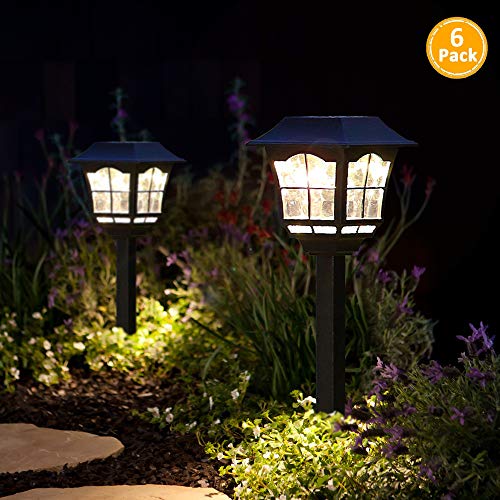 Solar Pathway Lights Outdoor or Solar Lights Outdoor or Solar Garden Lights or Solar Landscape Lights or Solar Lights for Yard/Patio/Walkway/Driveway/Lawn/décor (6)