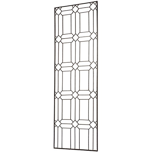 H Potter Garden Trellis for Climbing Plants Metal Outdoor Wall Decor or Flowers Roses Vine Ivy Clematis Large