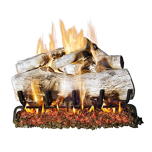 Peterson Real Fyre 24-inch Mountain Birch Gas Logs Only No Burner