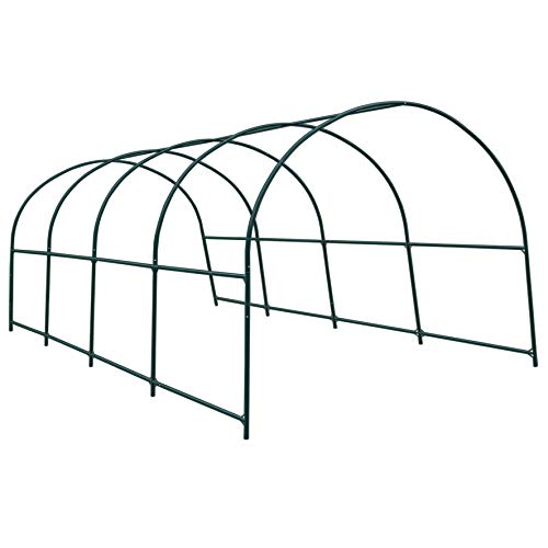 Strong Camel Greenhouse Replacement Frame for 20′ X 10′ X 7′ Larger Hot Garden House, Support Arch Frame Climbing Plants/Flowers/Vegetables (20′ X 10′ X 7′)
