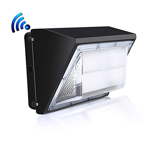 100W LED Wall Pack Light with Dusk-to-Dawn Photocell, 5000K Daylight, 13000LM, 600 Watt HPS/HID Replacement, Commercial and Industrial Outdoor LED Security Lighting for Parking Lots,Apartments