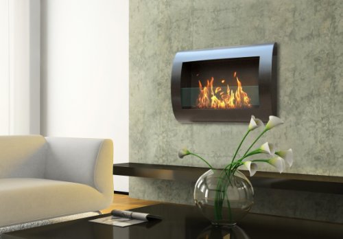 Anywhere Fireplace Chelsea Wall Mount Fireplaces (Black)