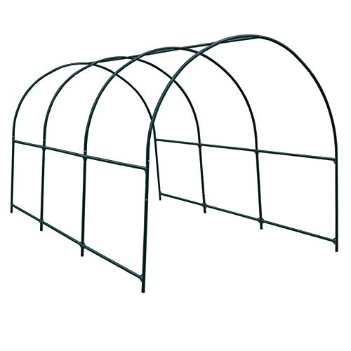 Strong Camel Greenhouse Replacement Frame for 12’X7’X7′ Larger Hot Garden House, Support Arch Frame Climbing Plants/Flowers/Vegetables (12’X7’X7′)